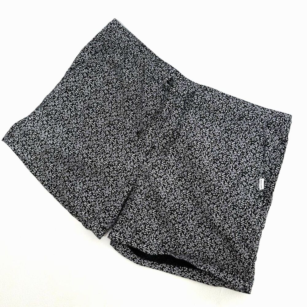 Jack & Jones B&W floral print linen shorts